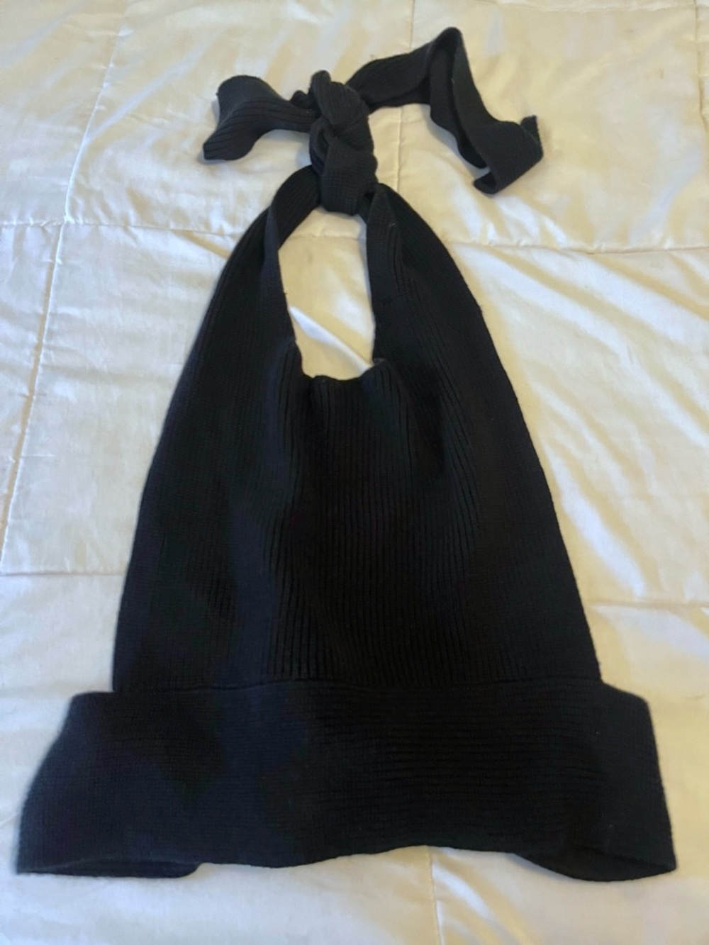 Free People FP Beach Black Orchid Convertible Sweater Tank Top size S